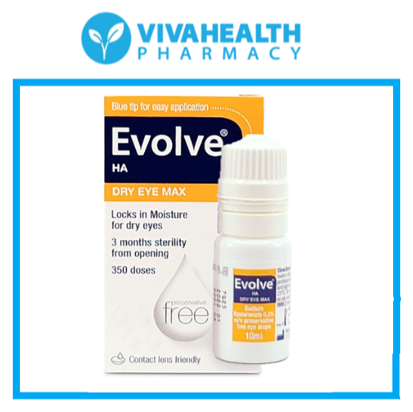 Evolve HA -Dry Eye Max Eye Drop 10mL