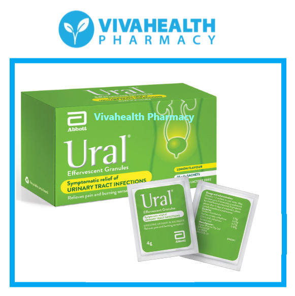 Ural Effervescent Sachets 4g 28s - Lemon Flavour