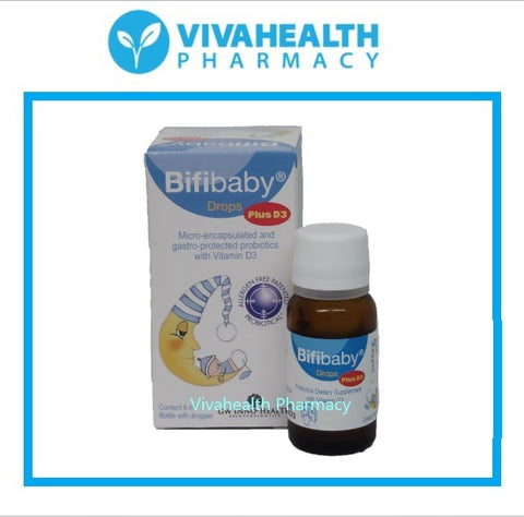 Bifibaby Probiotic + Vitamin D3 Drops 8mL