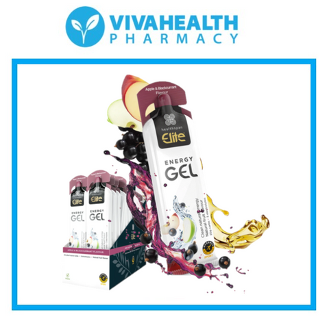 Healthspan Elite Energy Gel − Apple & Blackcurrant 24s/box