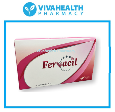 Fervacil 200mg Capsules 20s
