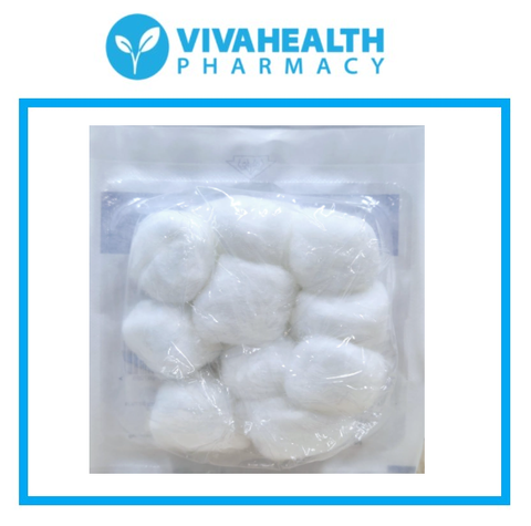 STERILE cotton balls 10s/pack