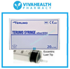 Terumo 20mL Eccentric Tip Syringes 50s