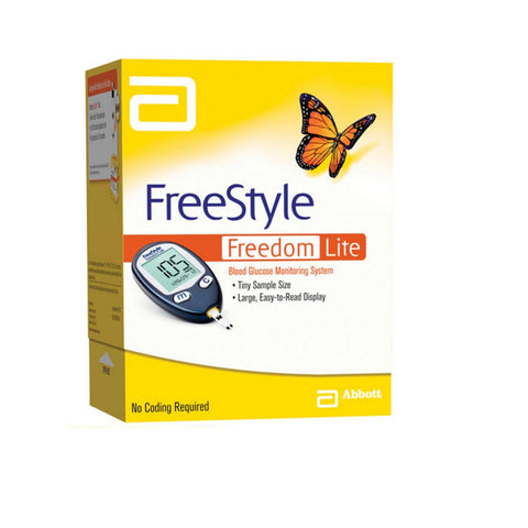 Freestyle Freedom Lite Monitor + 60s test strips + 100 lancets