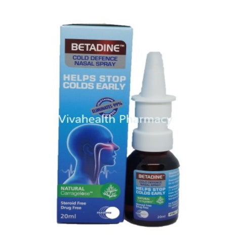 Betadine Cold Defence Nasal Spray 20mL